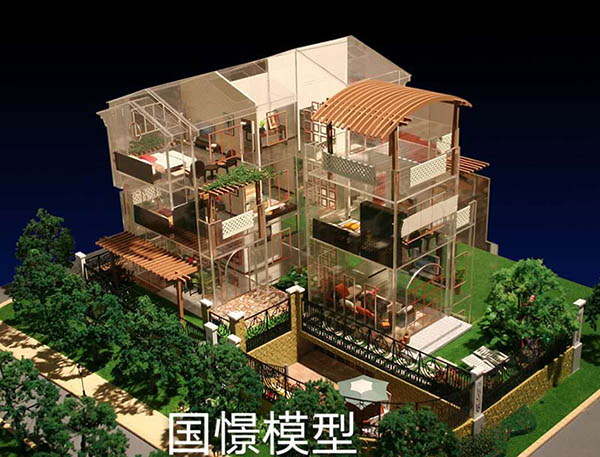 德格县建筑模型