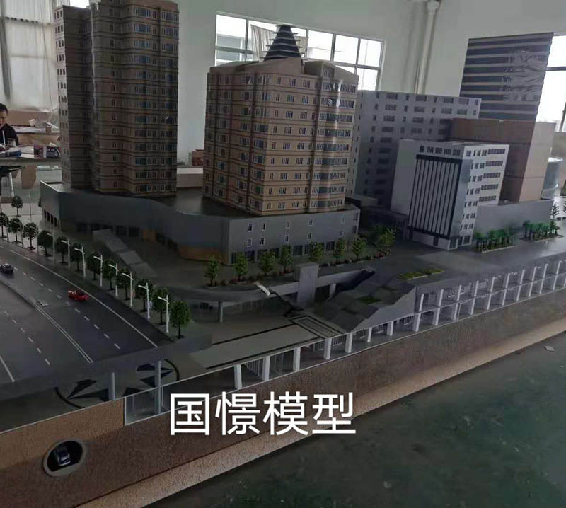 德格县建筑模型