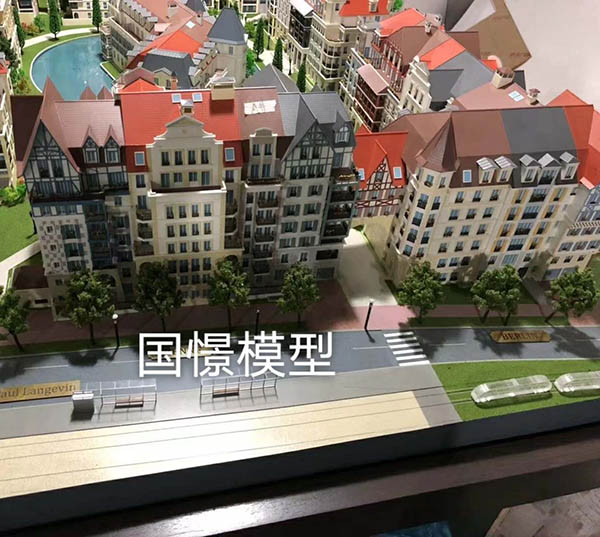 德格县建筑模型