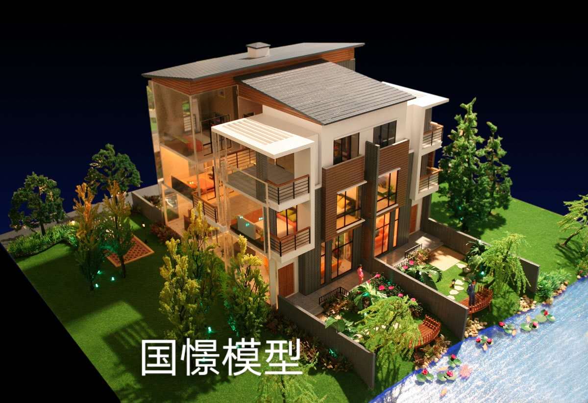 德格县建筑模型